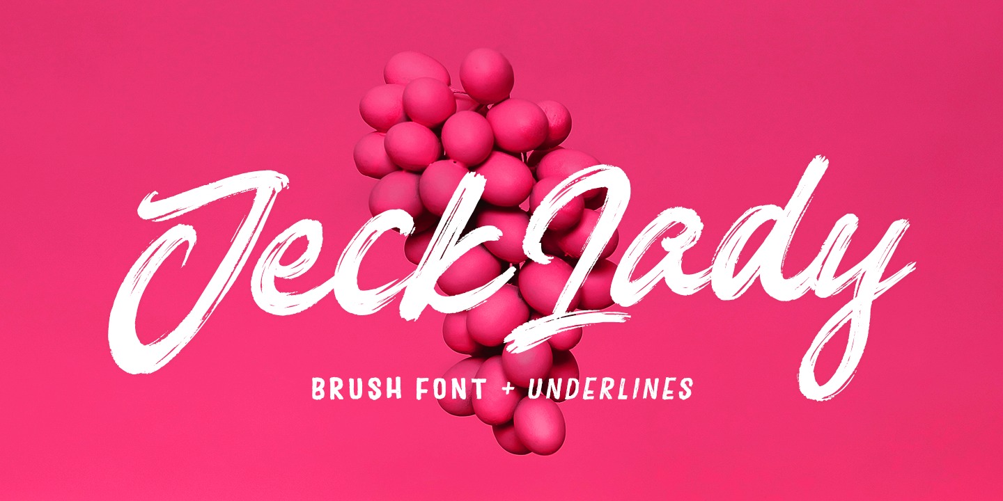 Example font Jeck Lady #1